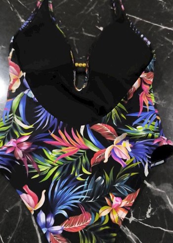 Çiçek Desenli sweet secret Kadın Mayo - Görsel 4