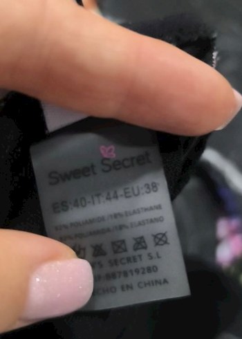 Çiçek Desenli sweet secret Kadın Mayo - Görsel 7