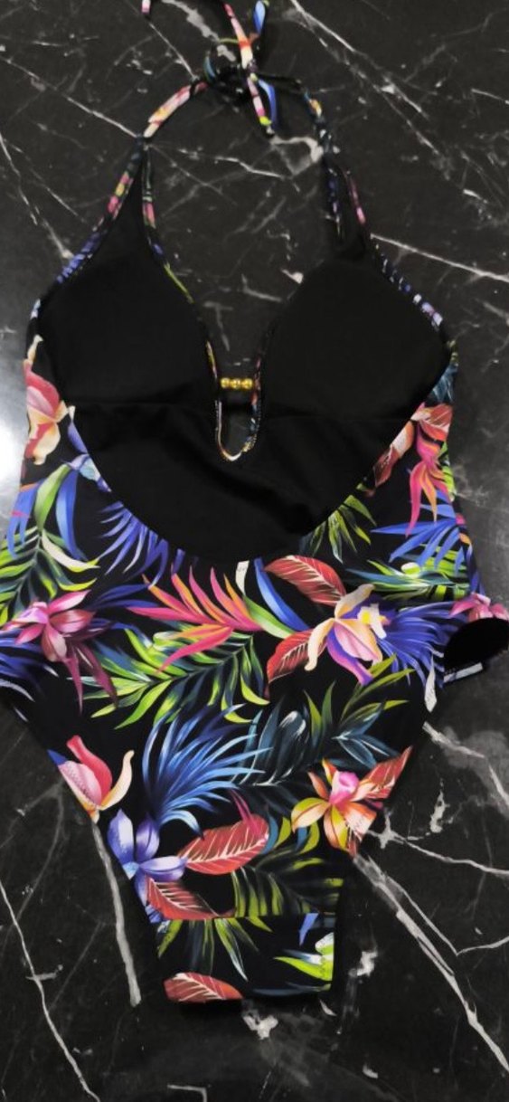 Çiçek Desenli sweet secret Kadın Mayo - Görsel 4