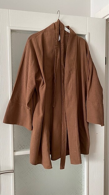 Aybikestil Keten Kimono