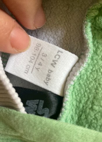 Yeşil Parlak Grogu Kapüşonlu Sweatshirt - Görsel 3