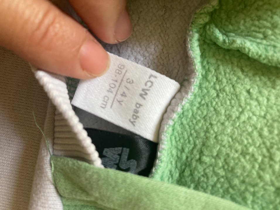 Yeşil Parlak Grogu Kapüşonlu Sweatshirt - Görsel 3