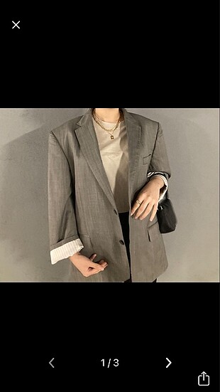 Vatkalı blazer