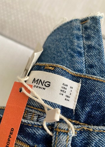 36 Beden mavi Renk Kadın Mavi Denim Midi Boy Kot Pantolon
