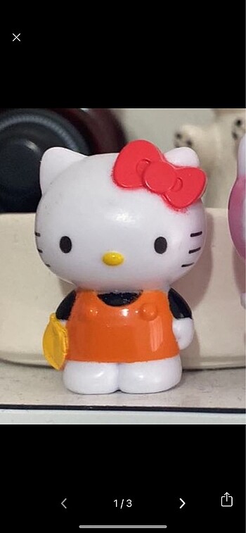 hello kitty sürpriz yumurta figürü