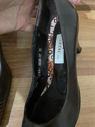 vintage acı kahve topuklu y2k - Görsel 6