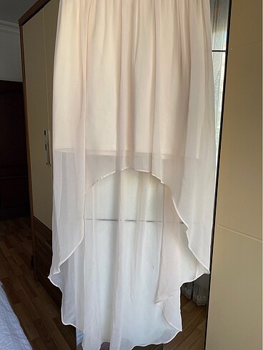 Forever new pullu straplez elbise - Görsel 7