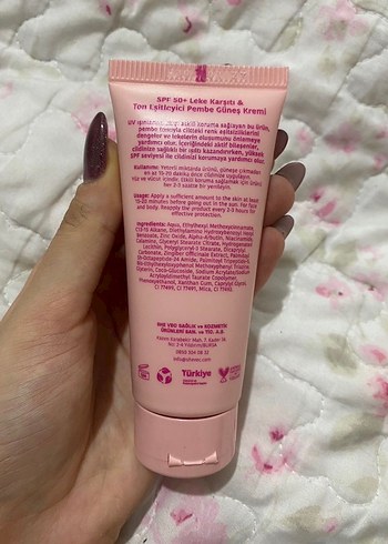 s'he vec SPF50+ Anti-Blemish Güneş Kremi - Görsel 2