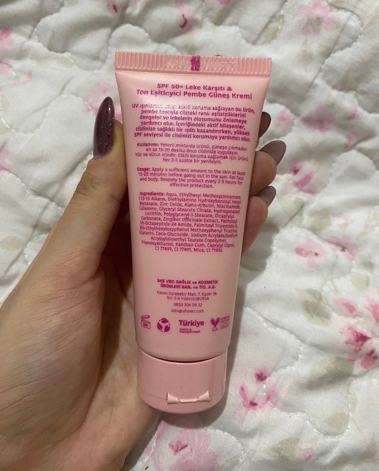 s'he vec SPF50+ Anti-Blemish Güneş Kremi - Görsel 2