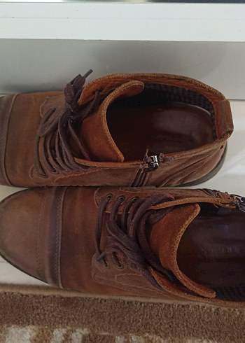 Hakiki deri Tergan marka Erkek Bağcıklı Bot - Görsel 3