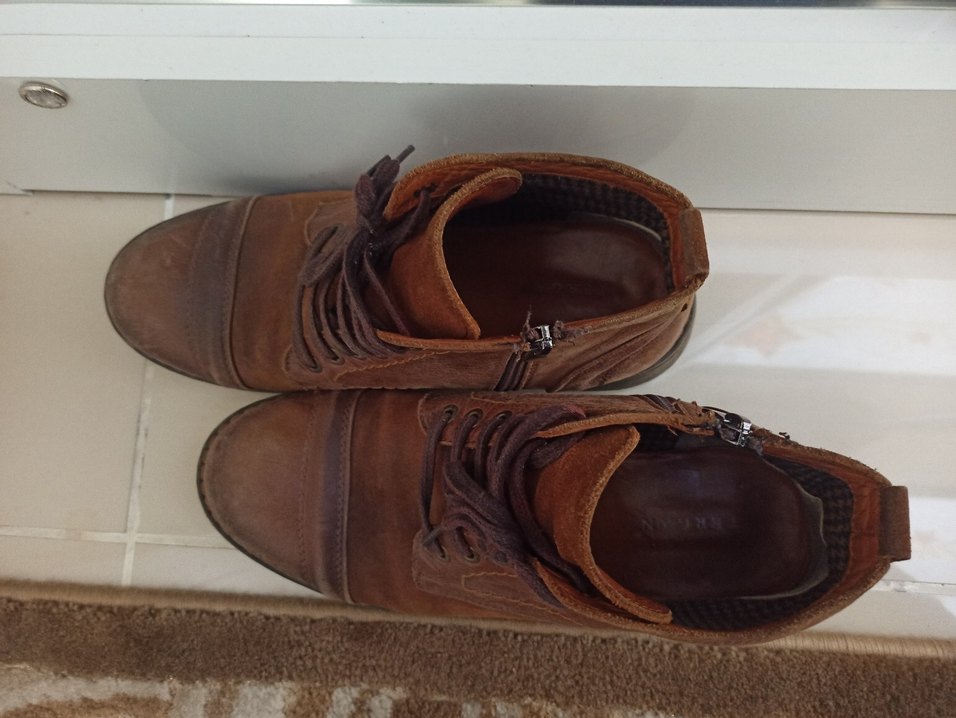 Hakiki deri Tergan marka Erkek Bağcıklı Bot - Görsel 3