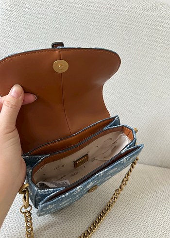 Mavi Baskılı Denim Kadın Çanta - Görsel 3