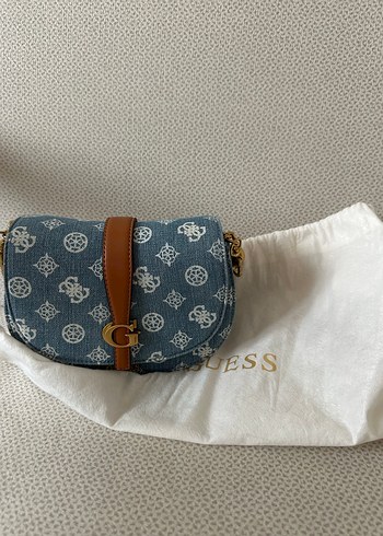 Mavi Baskılı Denim Kadın Çanta - Görsel 9