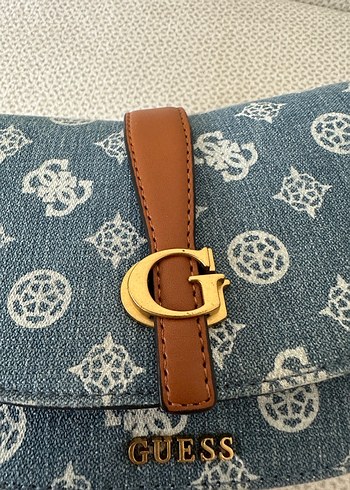 Mavi Baskılı Denim Kadın Çanta - Görsel 8