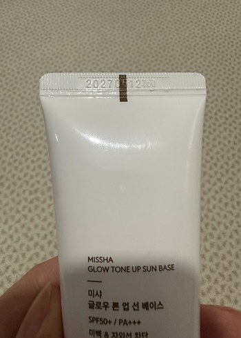 Missha Glow Tone Up Sun Base BB Krem - Görsel 3