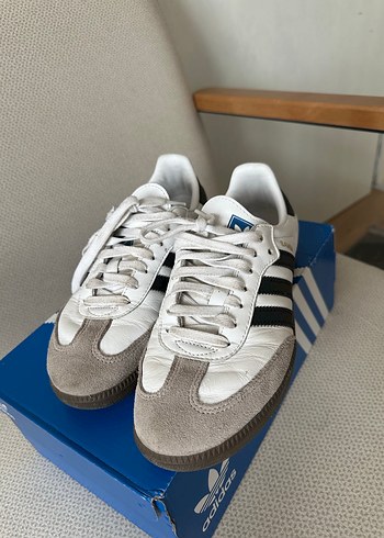 Kadın Beyaz Gri Wedge Topuklu Adidas Spor Ayakkabı - Görsel 2
