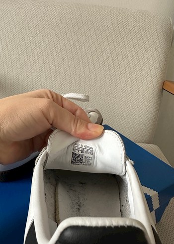 Kadın Beyaz Gri Wedge Topuklu Adidas Spor Ayakkabı - Görsel 4