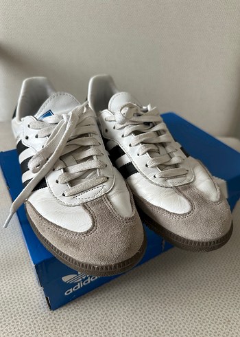 Kadın Beyaz Gri Wedge Topuklu Adidas Spor Ayakkabı - Görsel 5