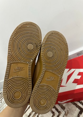 Nike Kadın Kahverengi Süet Sneaker - Görsel 4