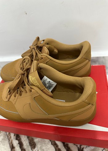 Nike Kadın Kahverengi Süet Sneaker - Görsel 2