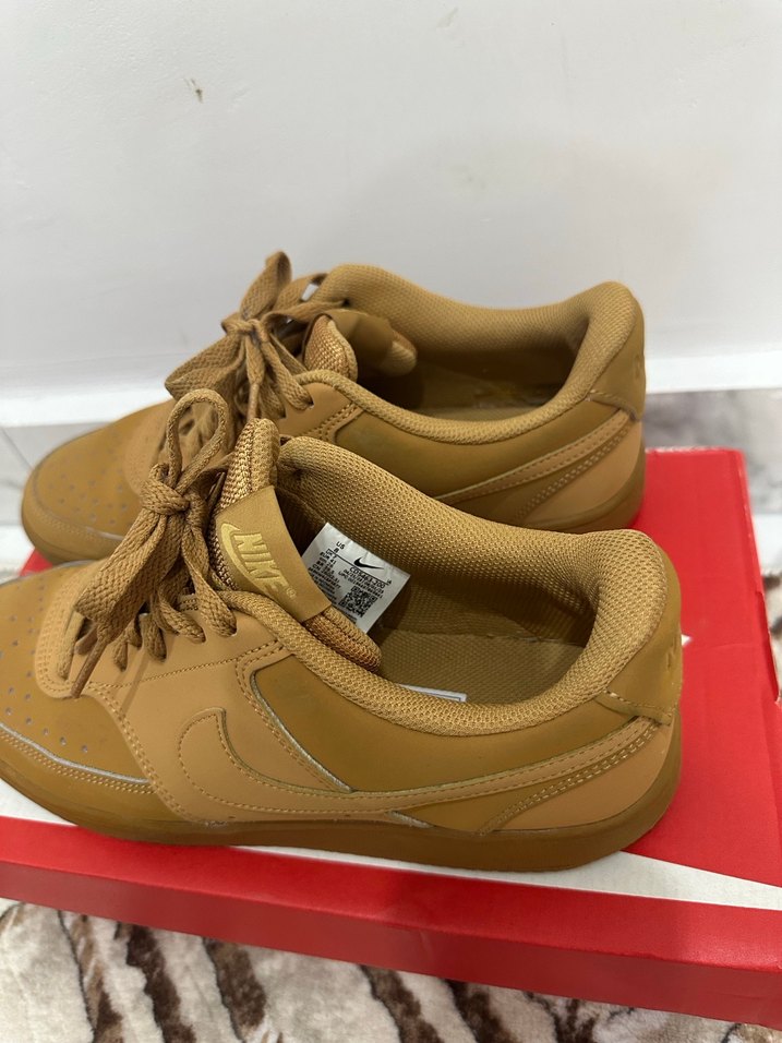 Nike Kadın Kahverengi Süet Sneaker - Görsel 2