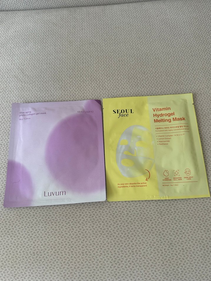 Luvum ve Seoul Vitamin Hidrojel Yüz Maskeleri - Görsel 3