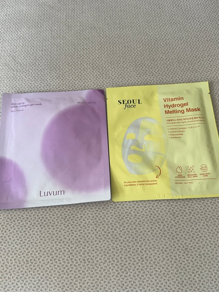 Luvum ve Seoul Vitamin Hidrojel Yüz Maskeleri - Görsel 2