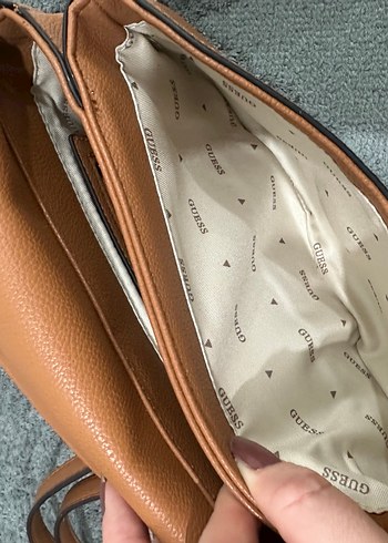 Guess Kadın Bej Deri Askılı Çanta - Görsel 5