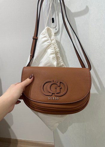 Guess Kadın Bej Deri Askılı Çanta - Görsel 2