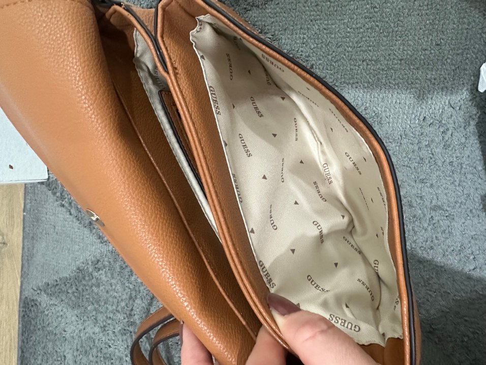 Guess Kadın Bej Deri Askılı Çanta - Görsel 5