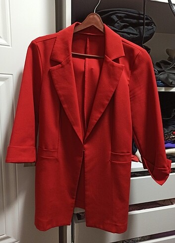 Jument kırmızı blazer ceket