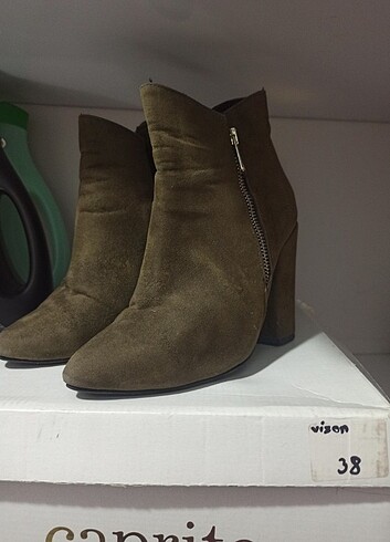 Diğer Haki yeşil bootie 