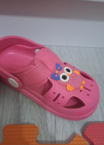 Pembe Kız Çocuk Baskılı Kaydırmaz Terlik - Görsel 2