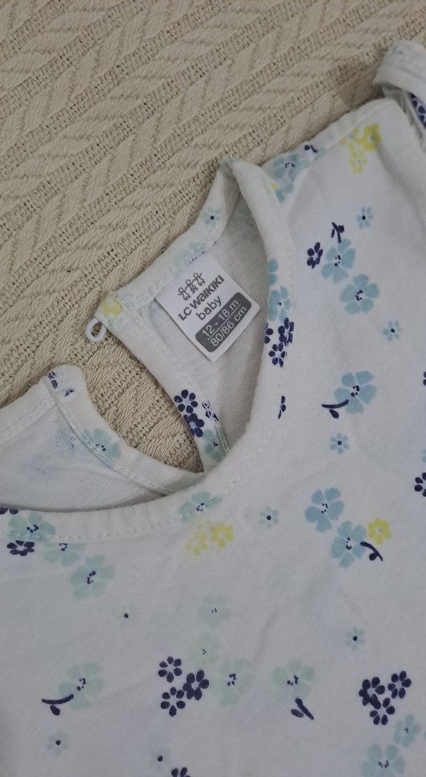 Sarı Çiçekli 2li Kız Çocuk Tişörtü - Görsel 5