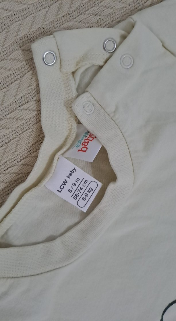 Baskılı Beyaz Erkek Bebek Takımı - Görsel 3