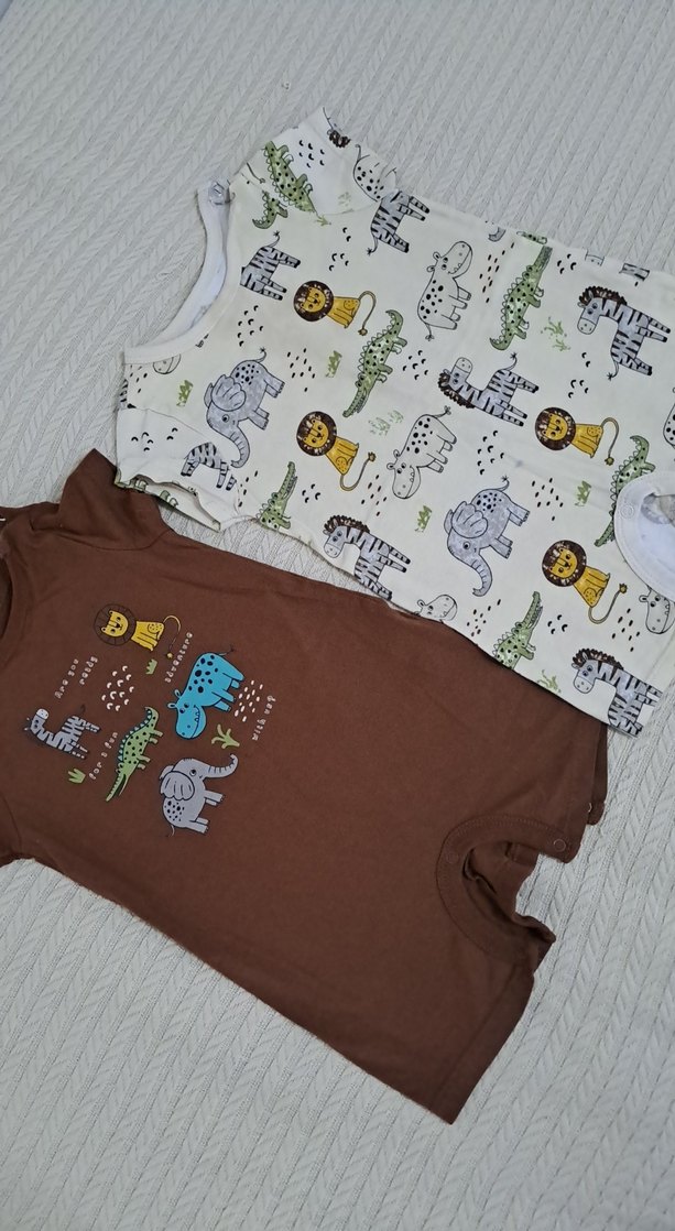 Erkek Çocuk Kısa Kollu 2li tulum - Görsel 2