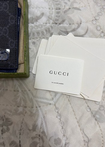 Gucci Siyah Monogramli Sik Cuzdan