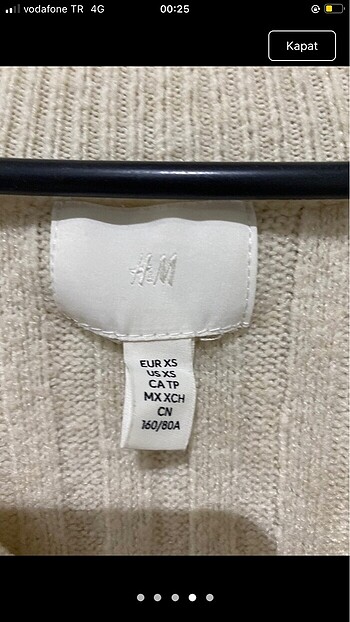 s Beden camel Renk H&M triko elbise