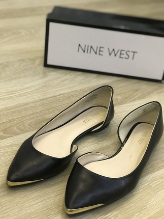 Nine West siyah babet