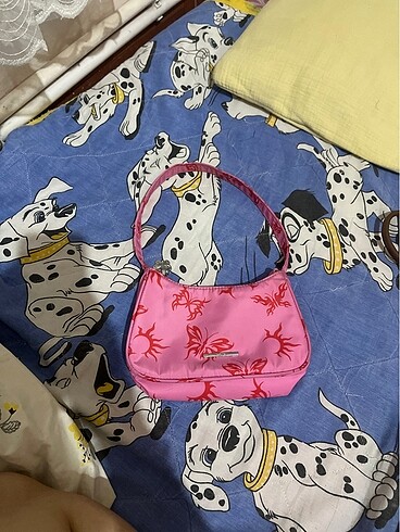 BERSHKA pembe çanta