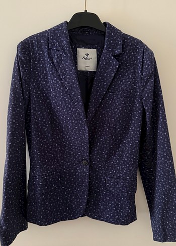 Colin's Lacivert Desenli Tek Dugmeli Blazer Ceket