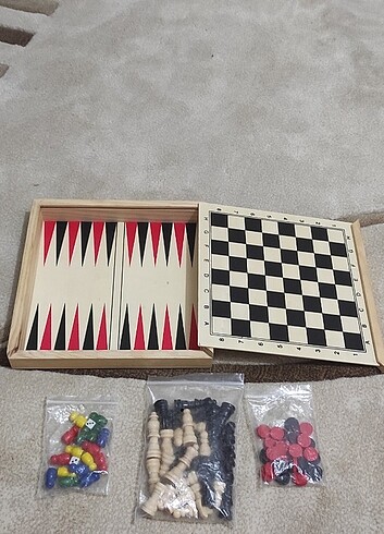 Beden Satranç dama kızma birader tavla
