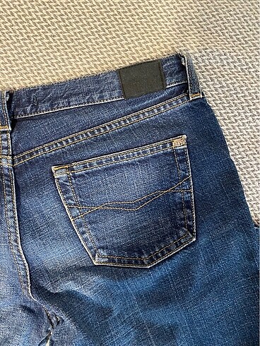 38 Beden mavi Renk mavi flare ispanyol jean