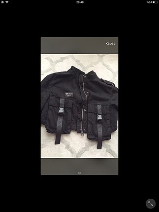 Crop ceket