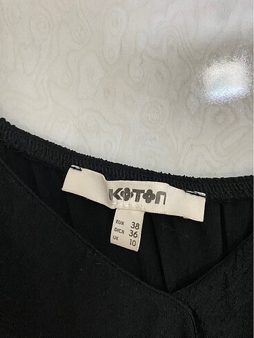 Koton Siyah Elbise