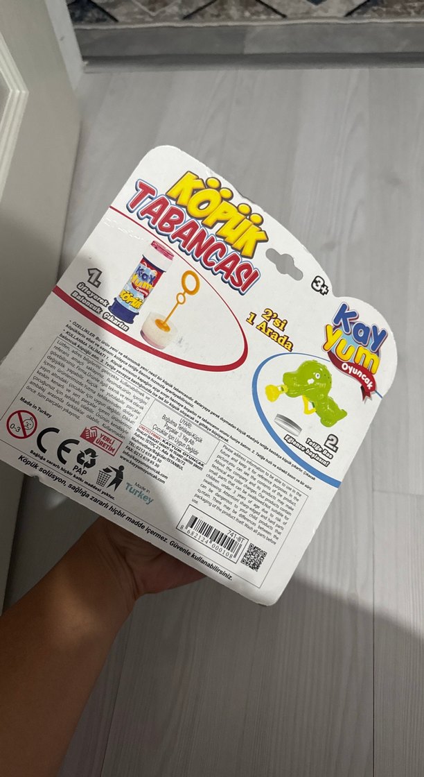 Dinozor Şekilli Köpük Tabancası Seti — görsel 3/3