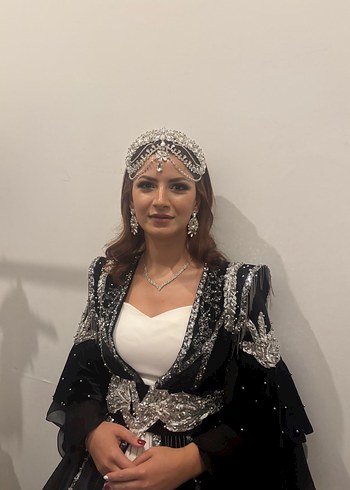 Diğer Gümüş kına düğün After alınlıklı taç