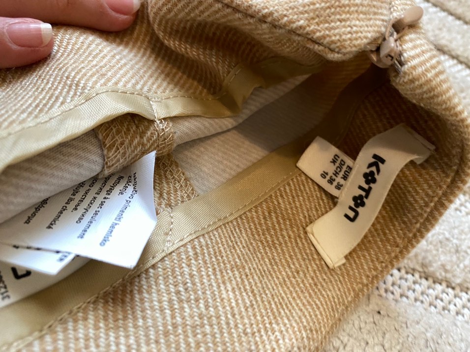 Bej Midi Etek - Görsel 3