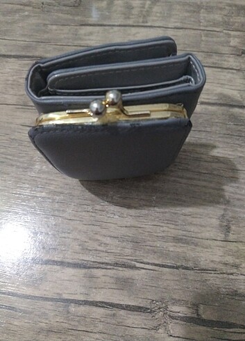  Beden gri Renk Vintage cüzdan 