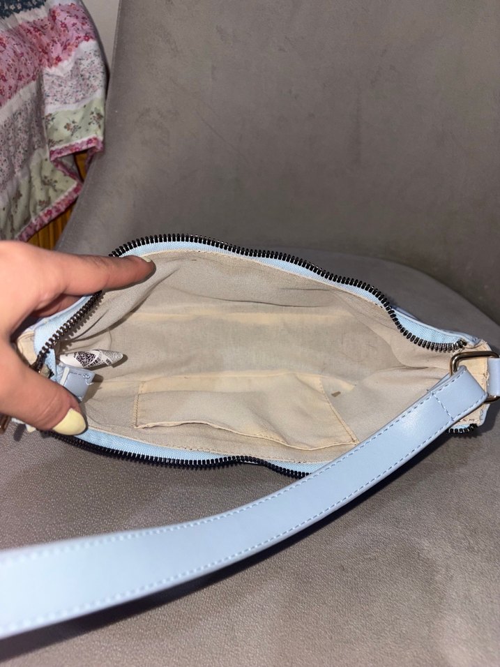 Pastel Mavi Minimal Omuz Çantası — görsel 2/4